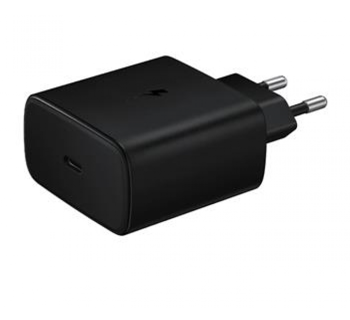 EP-TA845XBE Samsung USB-C 45W Cestovní nabíječka + USB-C/USB-C Datový Kabel Black (Pošk. Balení)
