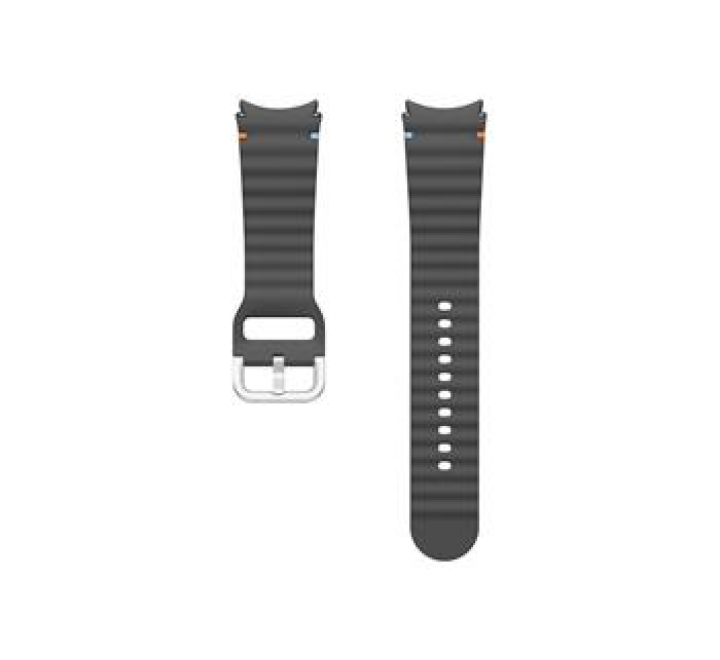 ET-SNL31LBE Samsung Galaxy Watch 4/5/6/7 Sportovní Řemínek 20mm M/L Dark Gray