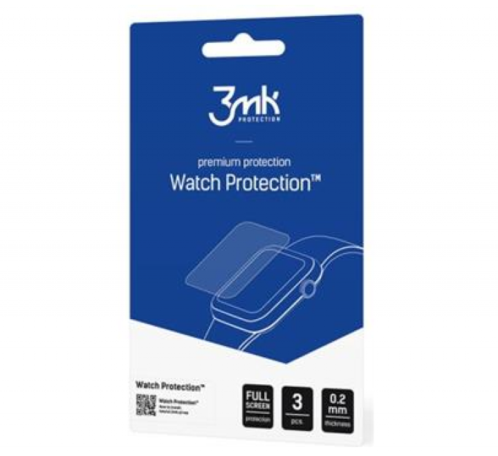 Fólie ochranná 3mk Watch pro Apple Watch 6, Watch SE, 40mm (3ks)