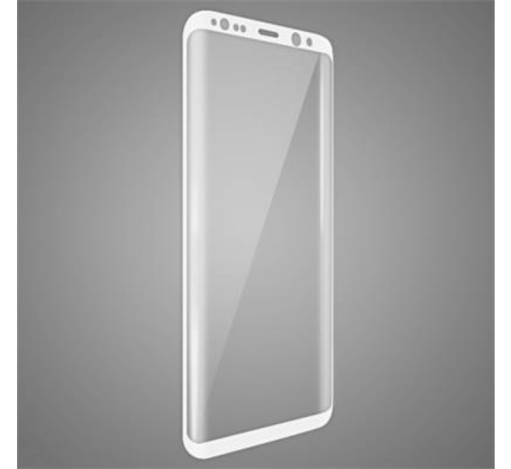 Fólie - tvrzené sklo Blue Star PRO pro Samsung Galaxy S8 (SM-G950) celé pokrytí, bílá