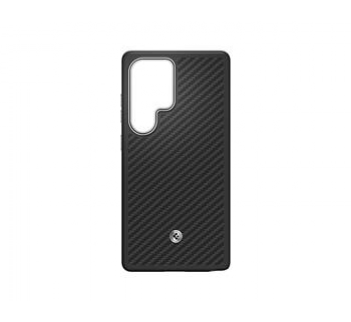 GP-FPS938PGA Samsung by Spigen Enzo Aramid Magnetický Kryt pro Galaxy S25 Ultra Black Silver