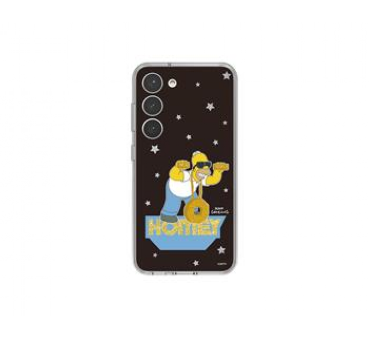 GP-TOS911SBB Simpsonovi Dekorace Zadního Krytu Pro Samsung Galaxy S23 Black