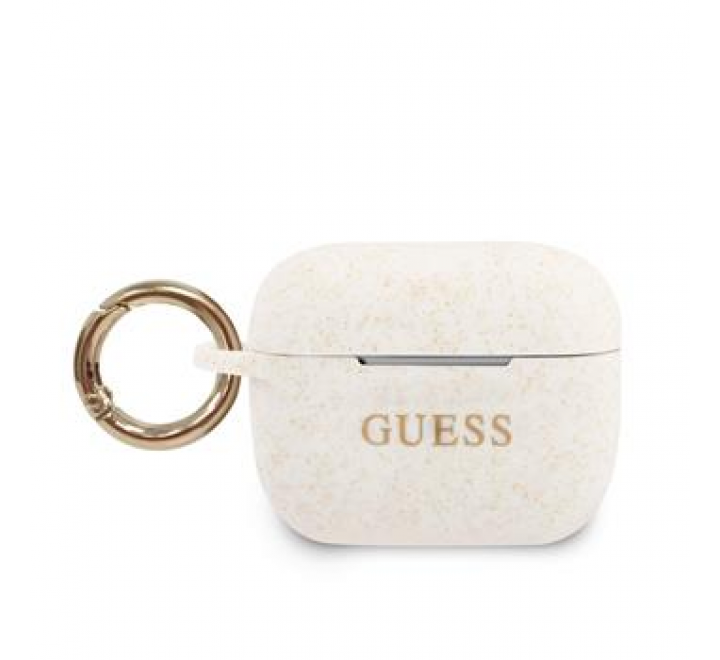 GUACAPSILGLWH Guess Silikonové Pouzdro pro Airpods Pro White
