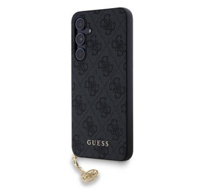 Guess 4G Charms Zadní Kryt pro Samsung Galaxy A55 5G Grey