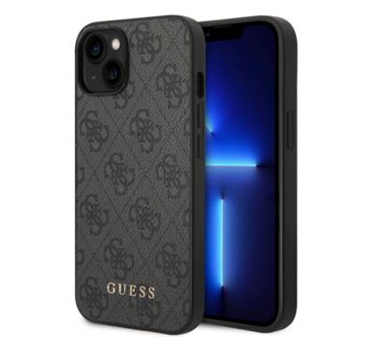 Guess 4G Zadní Kryt pro iPhone 14 Brown