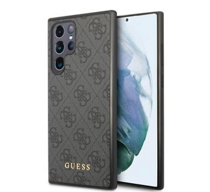 Guess 4G Zadní Kryt pro Samsung Galaxy S24 Ultra Black