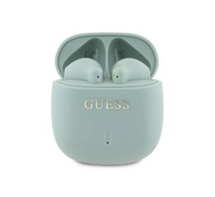 Guess Printed Classic Logo TWS Bezdrátová Sluchátka Green