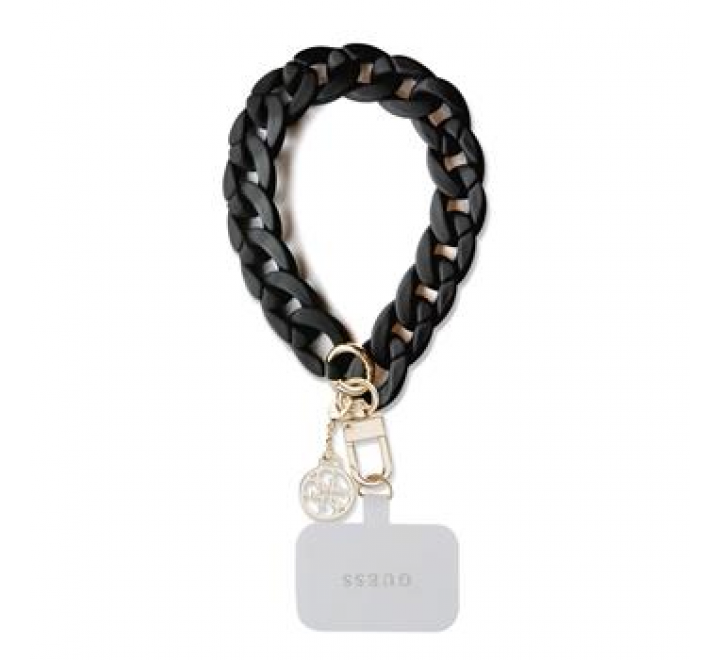Guess Univerzální Popruh na Ruku 4G Charm Black