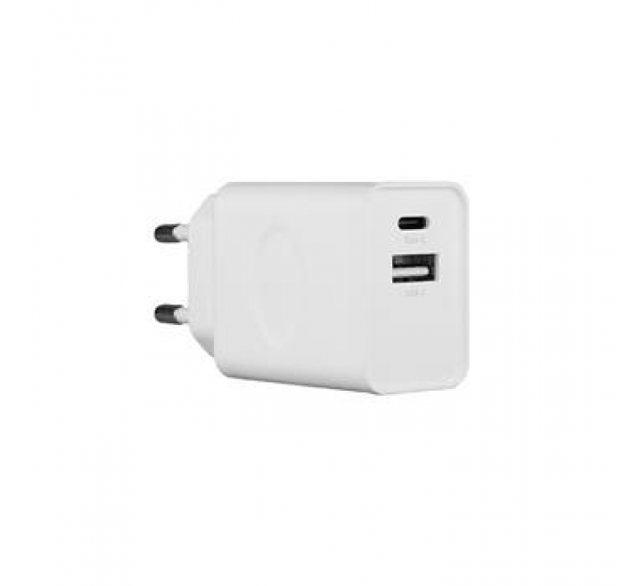 H33AC-E10 33W Cestovní Nabíječka Dual USB-A + USB-C White 