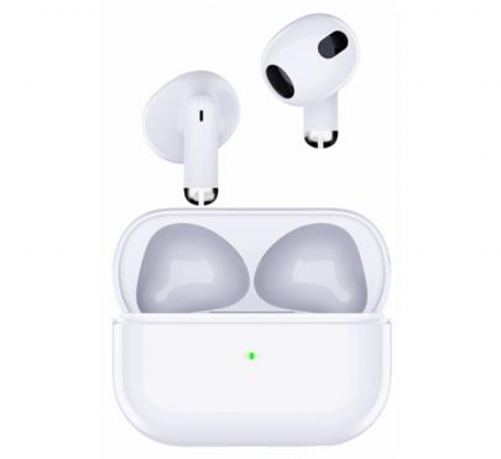 HF, sluchátka Bluethooth SWISSTEN MINIPODS, TWS, bílá