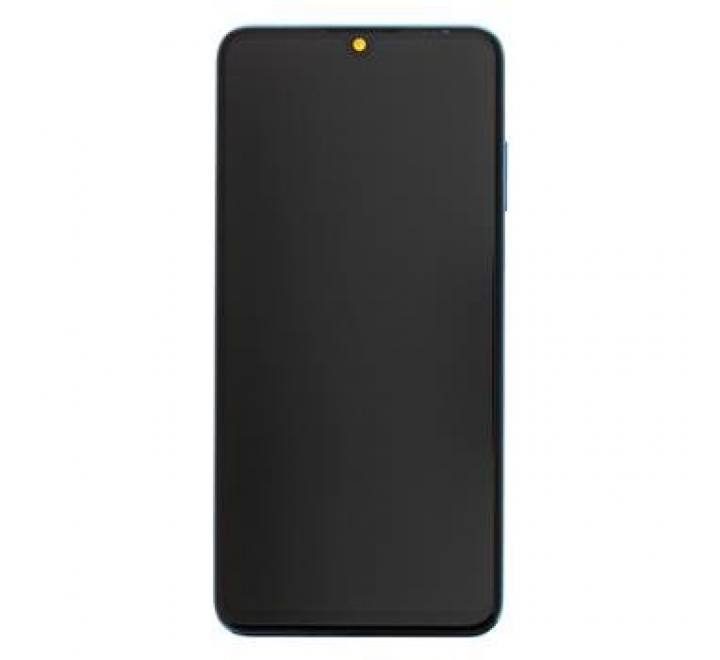 Huawei  P30 Lite LCD Display + Dotyková Deska + Přední Kryt Blue (pro 48MP foto)