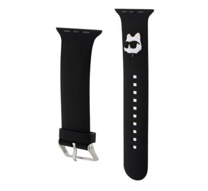 Karl Lagerfeld Choupette Head NFT Řemínek pro Apple Watch 38/40/41 Black