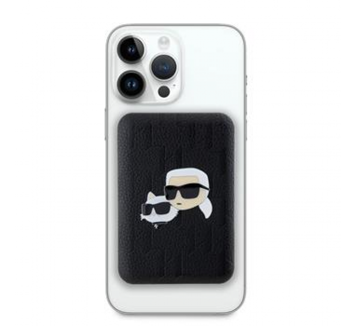 Karl Lagerfeld Embossed K&CH Heads MagSafe Powerbanka 5000mAh Black