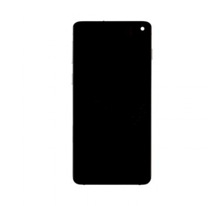 LCD display + Dotyk + Přední Kryt pro Samsung G973 Galaxy S10 Black