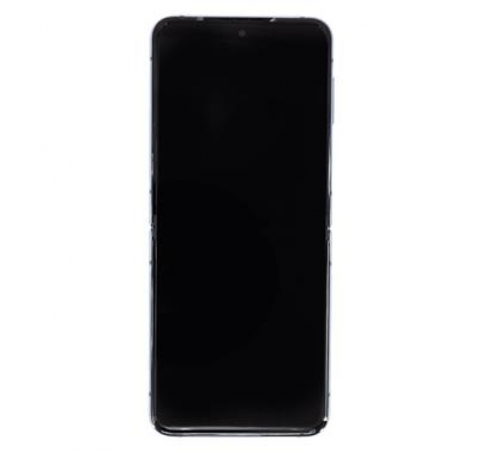 LCD display + Dotyk + Přední Kryt Samsung F721 Galaxy Z Flip 4 5G Blue (Service Pack)