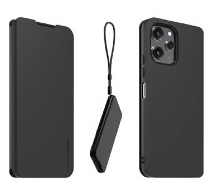 Made for Xiaomi Book Pouzdro s Poutkem pro Xiaomi Redmi 12 4G/5G Black