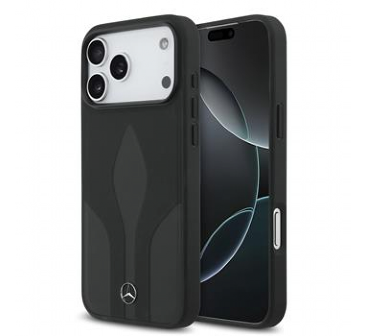 Mercedes Leather The Move MagSafe Zadní Kryt pro iPhone 17 Pro Max Black