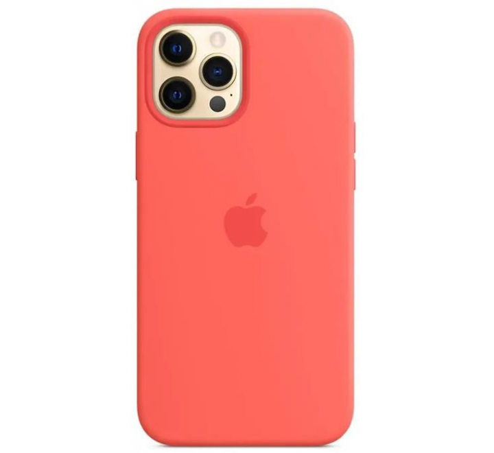 MHL93ZM/A Apple Silikonový kryt vč. Magsafe pro iPhone 12 Pro Max Pink Citrus
