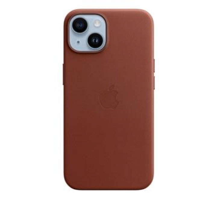 MPP73ZM/A Apple Kožený Kryt vč. MagSafe pro iPhone 14 Umber