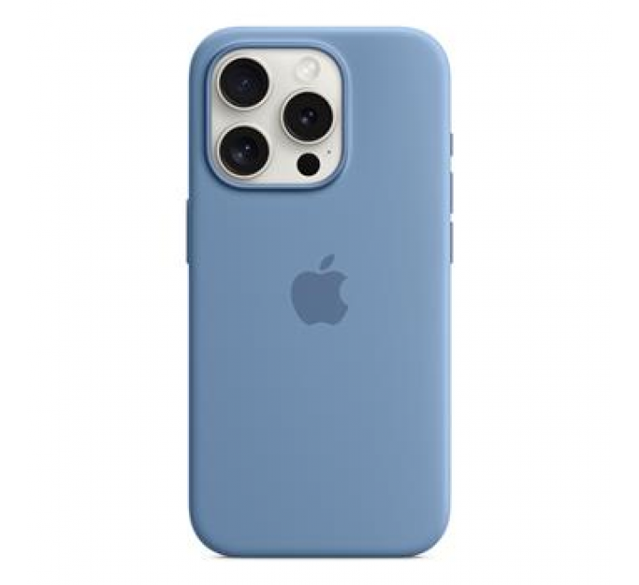 MT1L3FE/A  Apple Silikonový Kryt vč. Magsafe pro iPhone 15 Pro Winter Blue