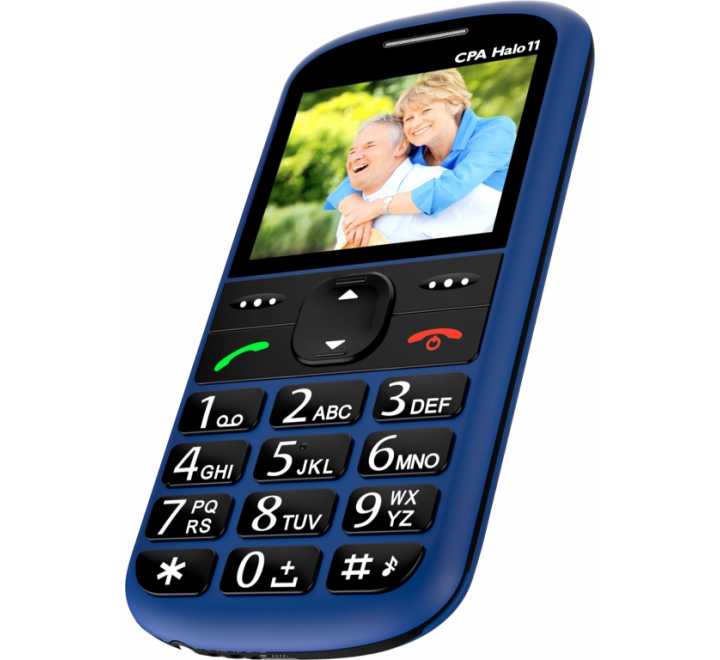 myPhone 1011 SENIOR - CPA Halo 11 modrý 