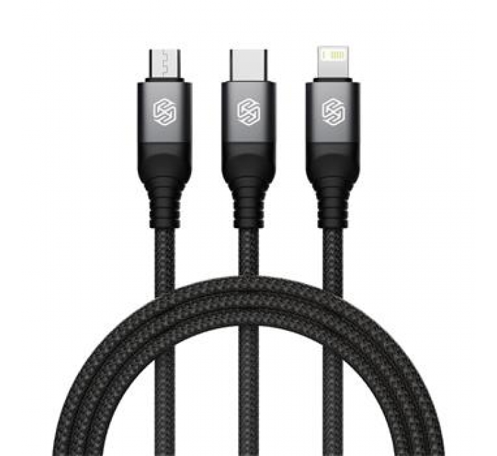 Nillkin Datový Kabel Swift Pro 3v1 1,5m Black