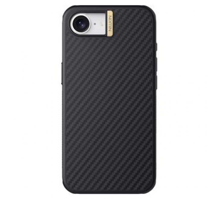 Nillkin Synthetic Fiber PRO Magnetic Zadní Kryt pro Apple iPhone 16e Gold