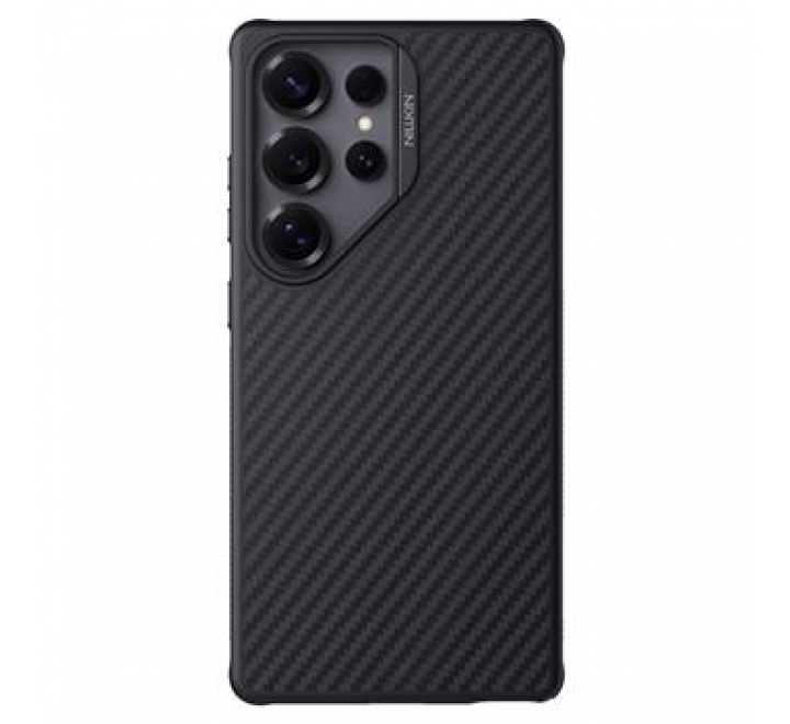 Nillkin Synthetic Fiber PRO Magnetic Zadní Kryt pro Samsung Galaxy S25 Ultra Silvery