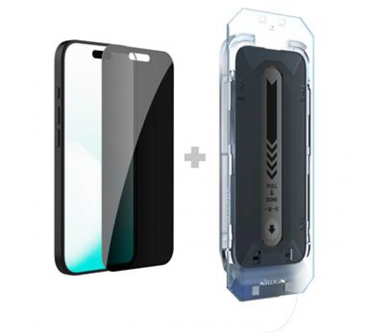 Nillkin Tvrzené Sklo 0.25mm Guardian 2.5D pro Apple iPhone 17 Pro Max Black (s aplikátorem)