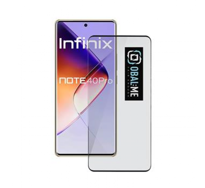 OBAL:ME 5D Tvrzené Sklo pro Infinix Note 40 Pro 4G/Note 40 Pro+ 5G Black