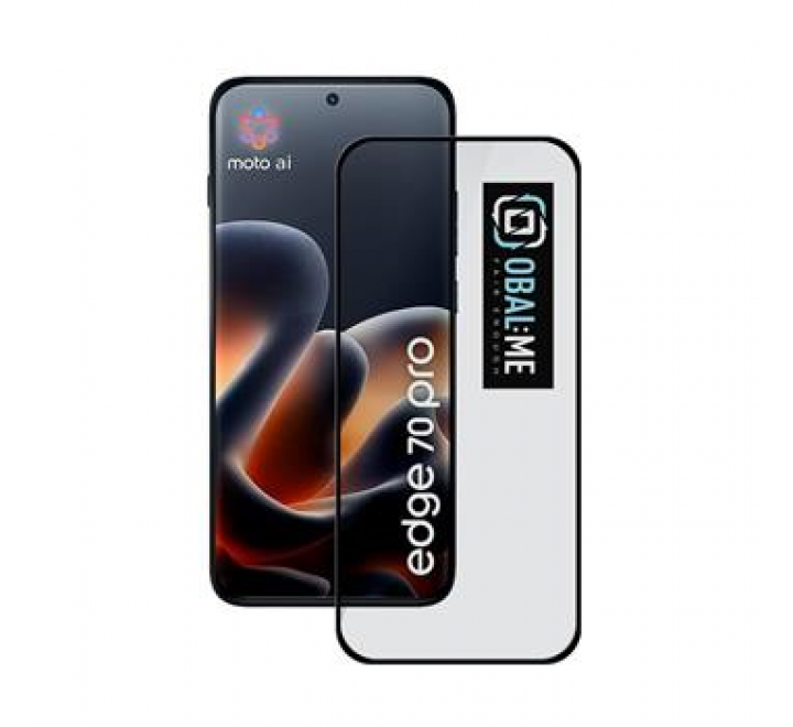 OBAL:ME 5D Tvrzené Sklo pro Motorola Edge 70 Pro Black