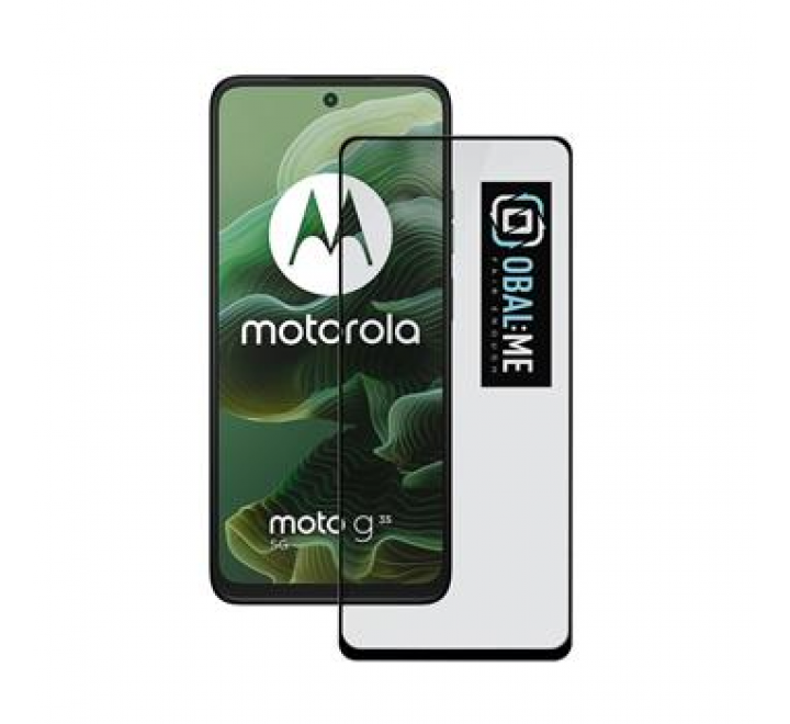 OBAL:ME 5D Tvrzené Sklo pro Motorola G35 Black