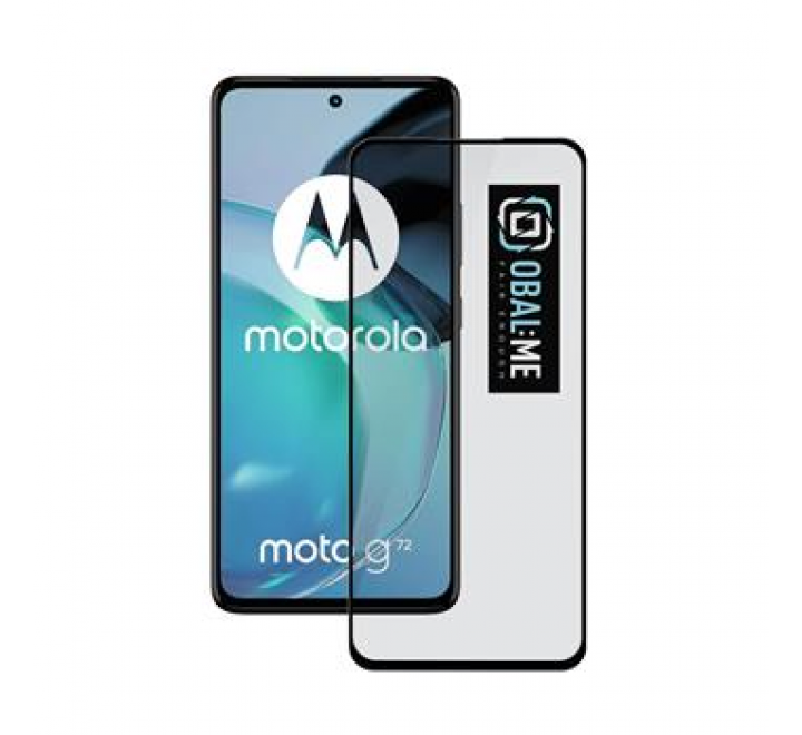 OBAL:ME 5D Tvrzené Sklo pro Motorola G72 Black