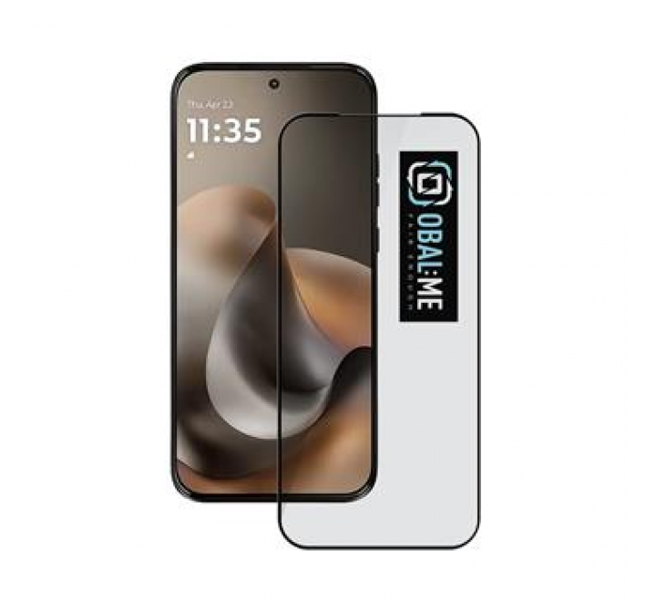 OBAL:ME 5D Tvrzené Sklo pro Motorola G77 Black 