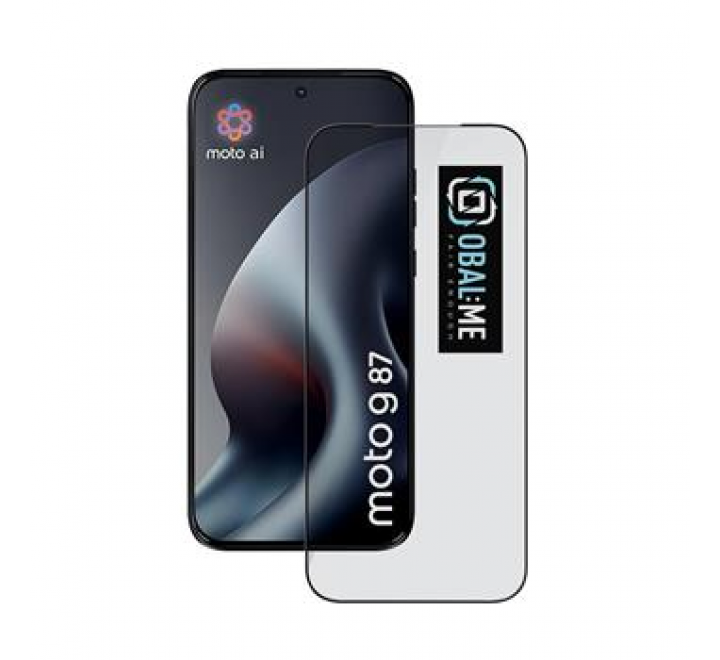 OBAL:ME 5D Tvrzené Sklo pro Motorola G87 Black 