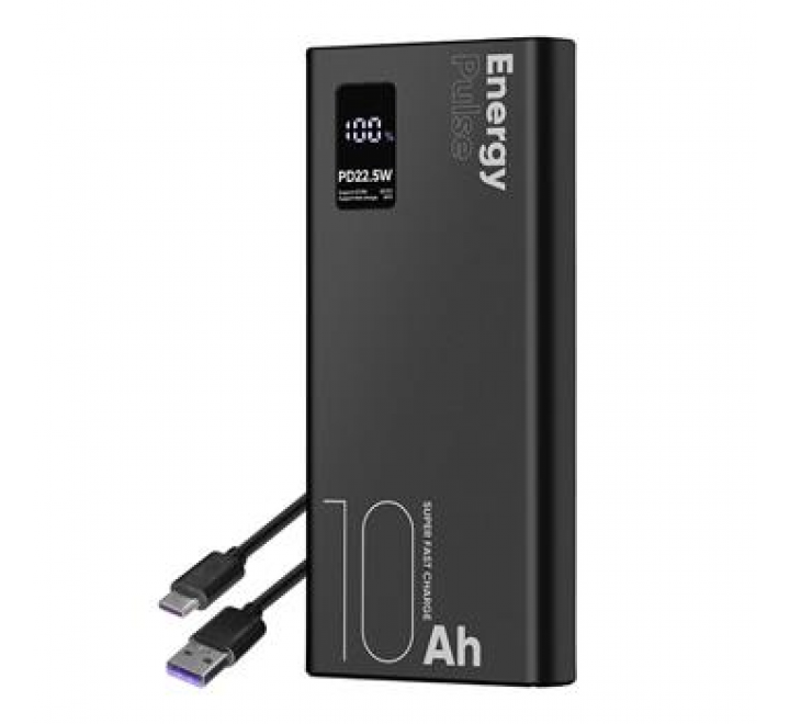 OBAL:ME EnergyPulse Powerbanka 10000mAh 22.5W Black