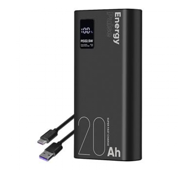 OBAL:ME EnergyPulse Powerbanka 20000mAh 22.5W Black