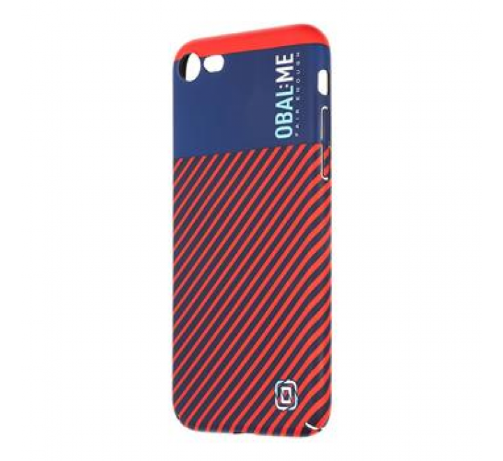 OBAL:ME Flossy Stripes Kryt pro Apple iPhone 7/8/SE2020/SE2022 Blue/Red