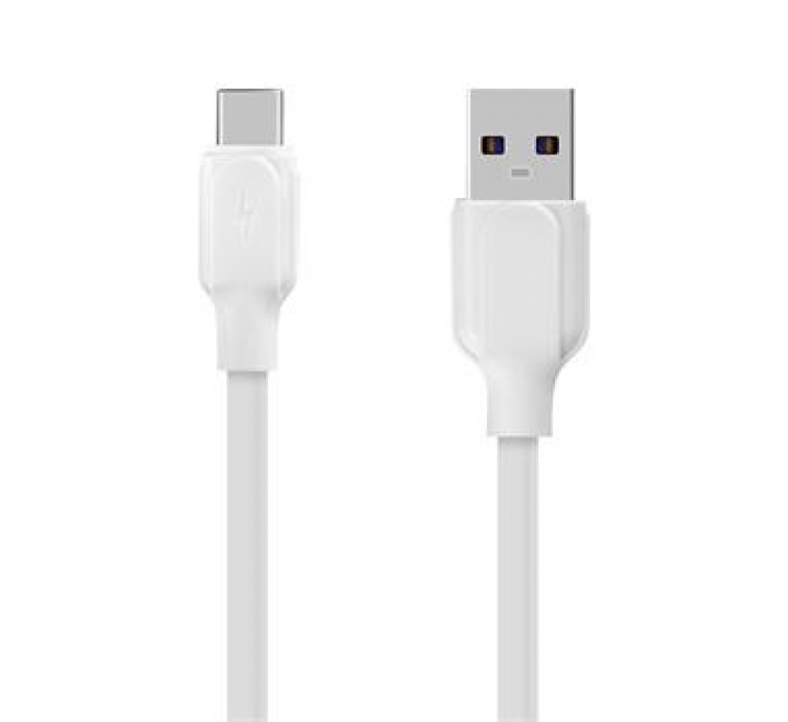 OBAL:ME Simple USB-A/USB-C Kabel 1m White