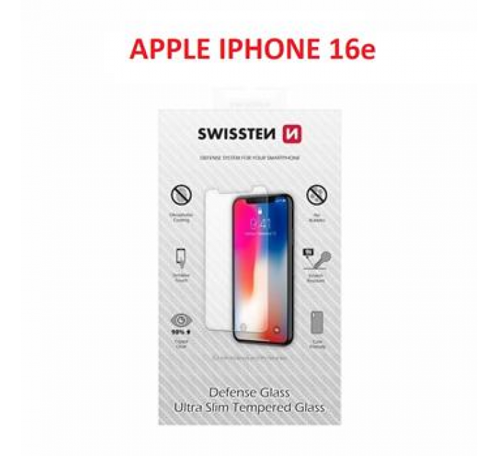 OCHRANNÉ TEMPEROVANÉ SKLO SWISSTEN PRO APPLE IPHONE 16e RE 2,5D