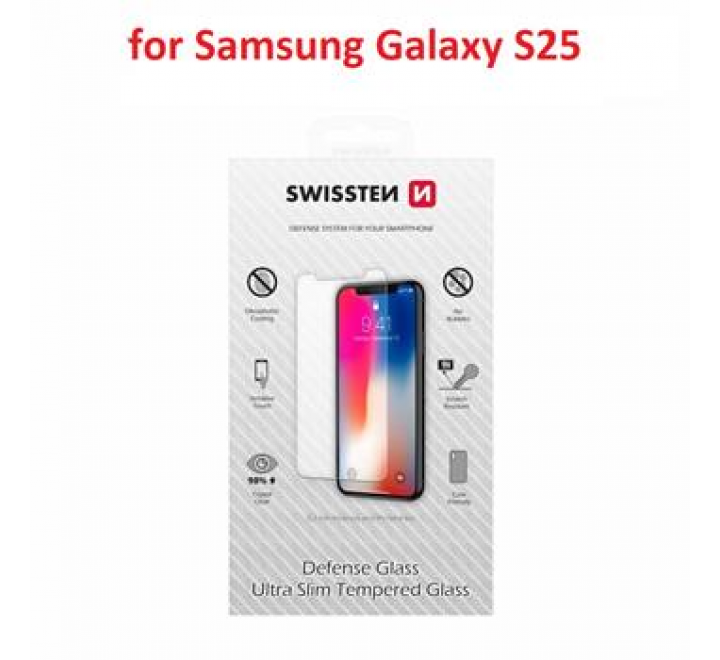 OCHRANNÉ TEMPEROVANÉ SKLO SWISSTEN PRO SAMSUNG S931B GALAXY S25 5G RE 2,5D