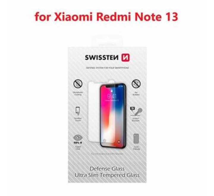 OCHRANNÉ TEMPEROVANÉ SKLO SWISSTEN PRO XIAOMI REDMI NOTE 13 RE 2,5D