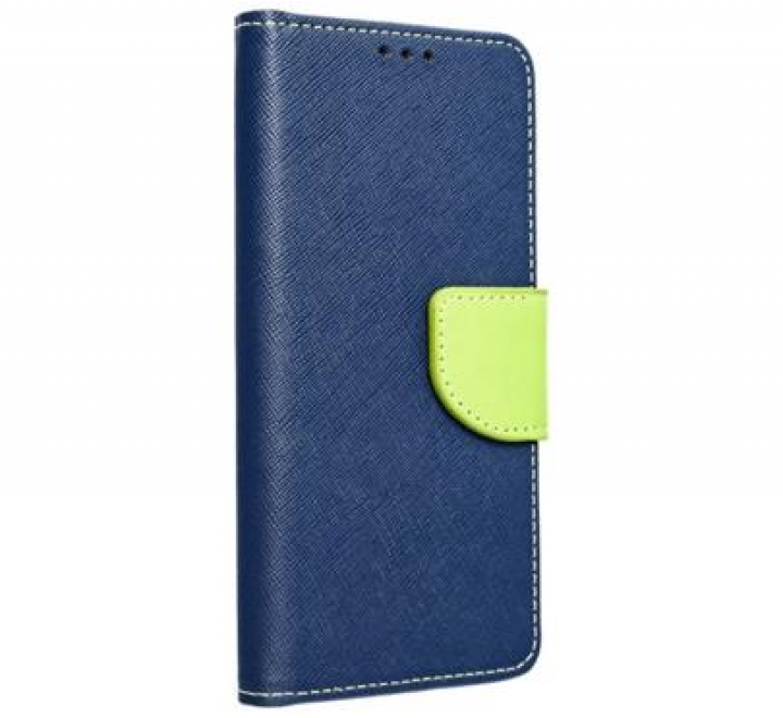 Pouzdro kniha Fancy pro Samsung Galaxy A13 4G (SM-A135) modro-limetková (BULK)