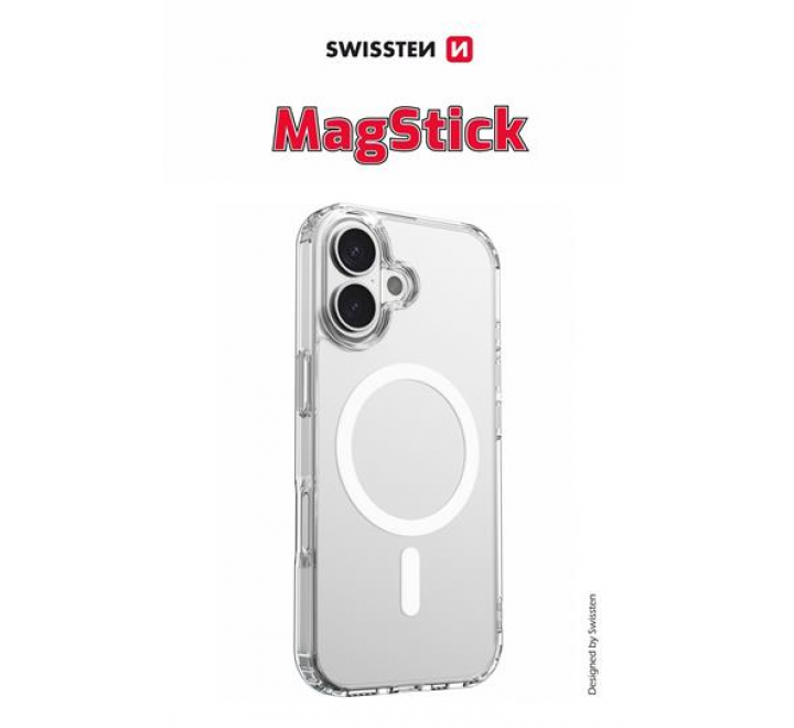 POUZDRO SWISSTEN CLEAR JELLY MagStick PRO APPLE IPHONE 17 TRANSPARENTNÍ