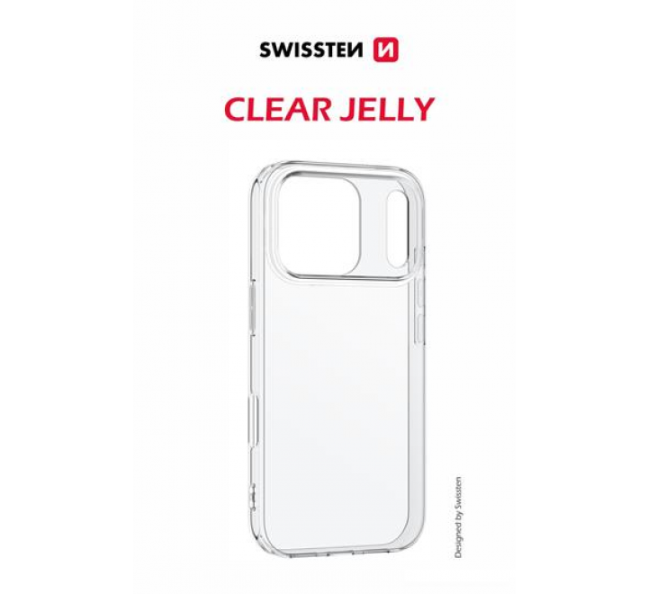 POUZDRO SWISSTEN CLEAR JELLY PRO APPLE IPHONE 17 PRO TRANSPARENTNÍ