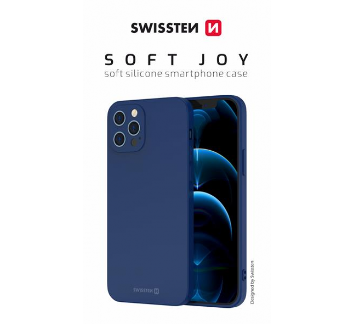 POUZDRO SWISSTEN SOFT JOY APPLE IPHONE 15 MODRÉ