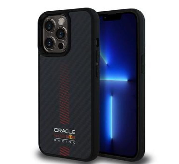 Red Bull Carbon Powerbar MagSafe Zadní Kryt pro iPhone 13 Pro Black