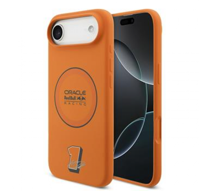 Red Bull Silicone Blue Ring MagSafe Zadní Kryt pro iPhone Air Orange