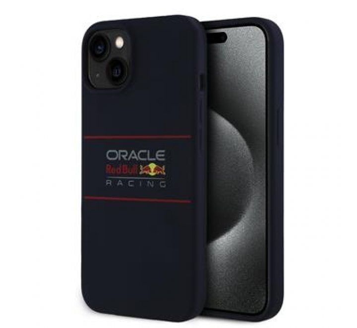 Red Bull Silicone Horizontal Logo MagSafe Zadní Kryt pro iPhone 13 Navy