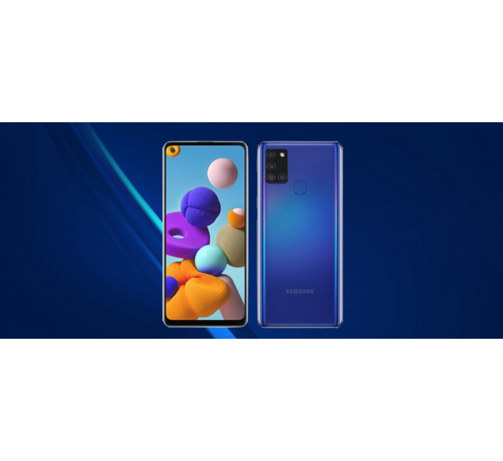 samsung a21s blue